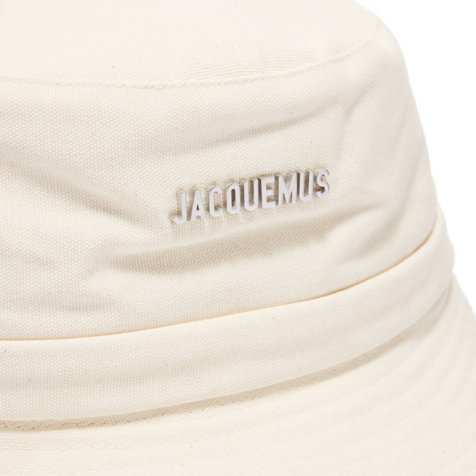 Jacquemus Logo Bucket Hat OffWhite END.