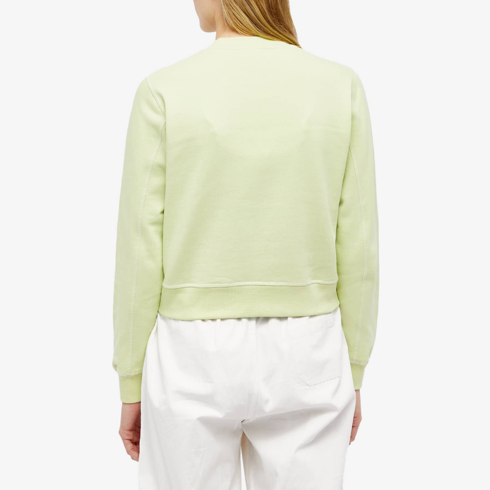 GANNI Isoli Ganni Rock Crew Sweat - Lily Green