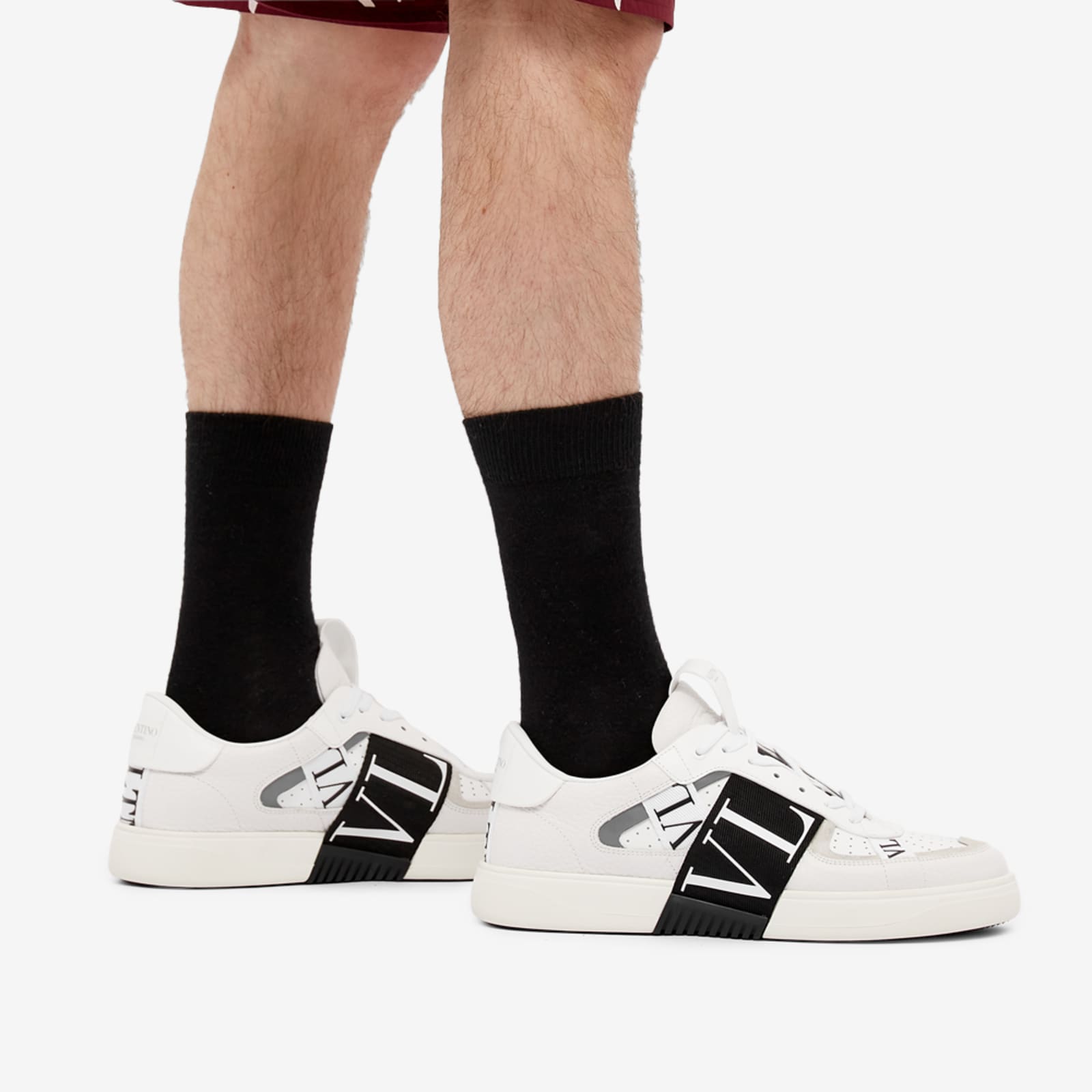 Valentino VL7N Sneaker - White & Black