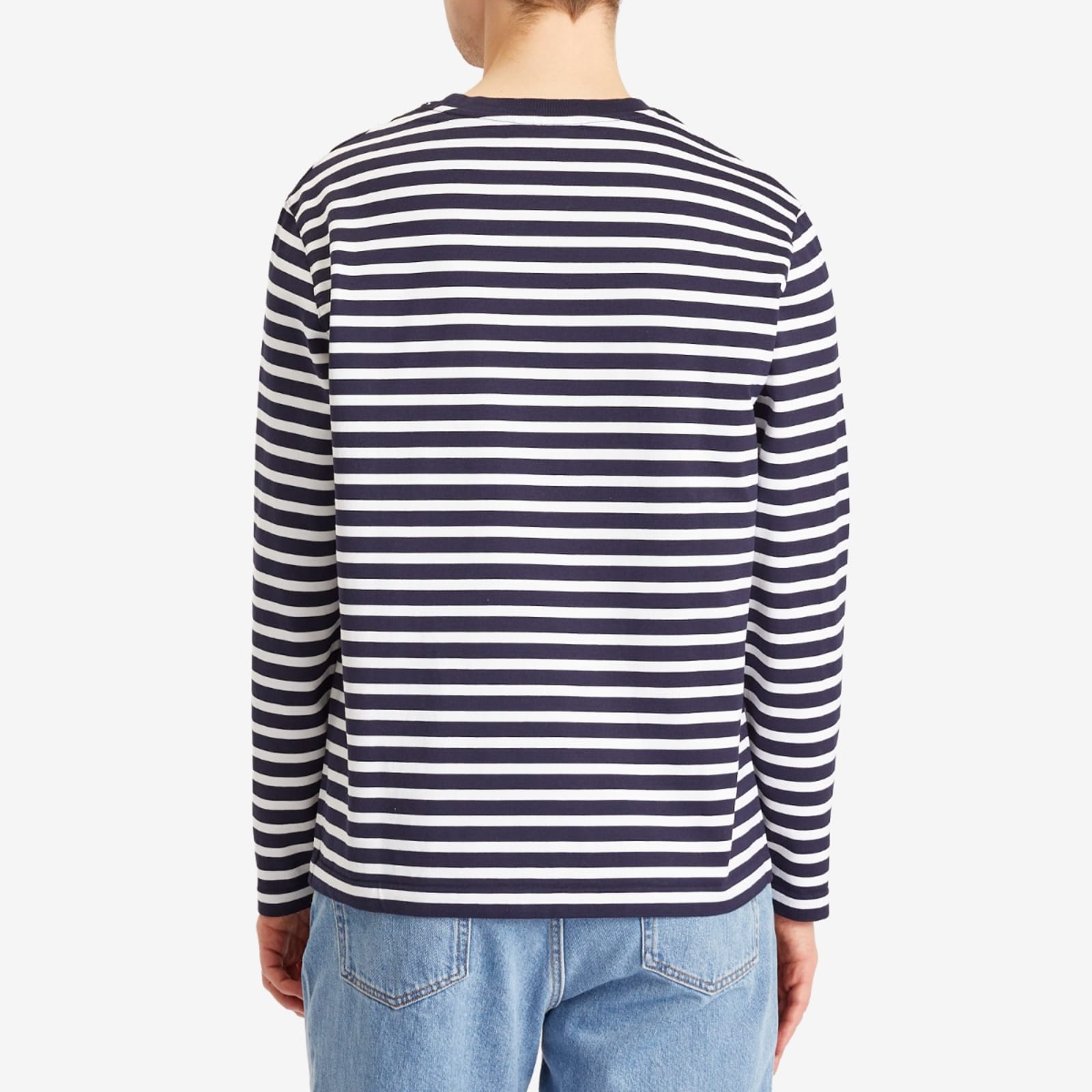 Maison Kitsune Bold Fox Head Patch Mariner Long Sleeve Tee