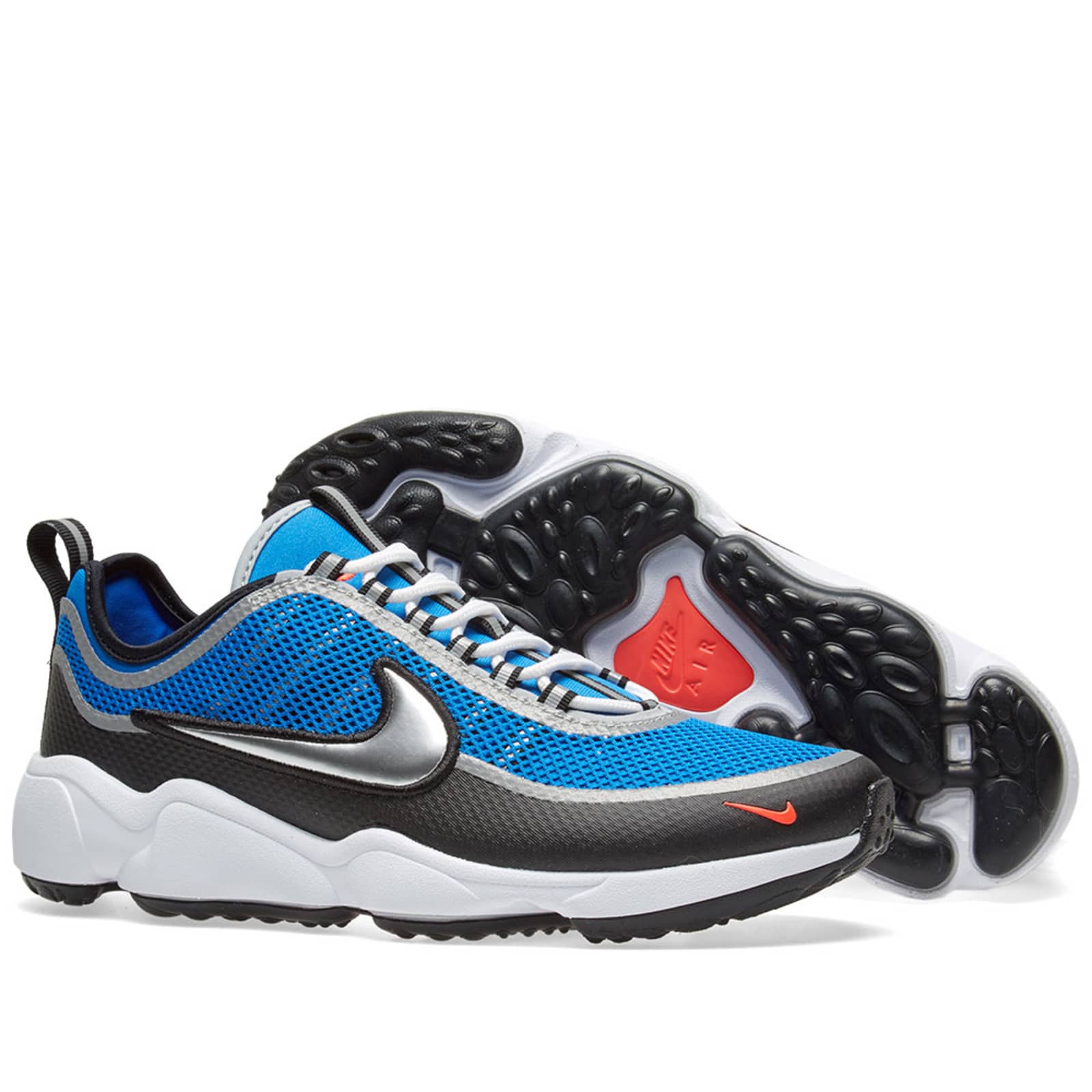 Nike Air Zoom Spiridon Regal Blue & Metallic Silver | END. (US)