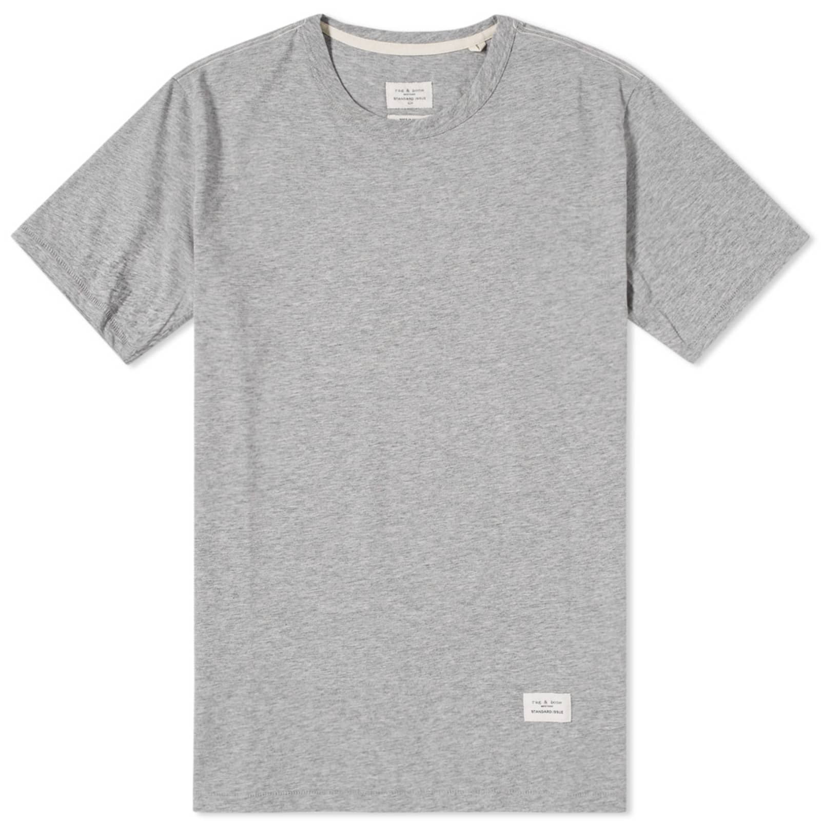 Rag & Bone Standard Issue Tee Heather Grey END. (US)