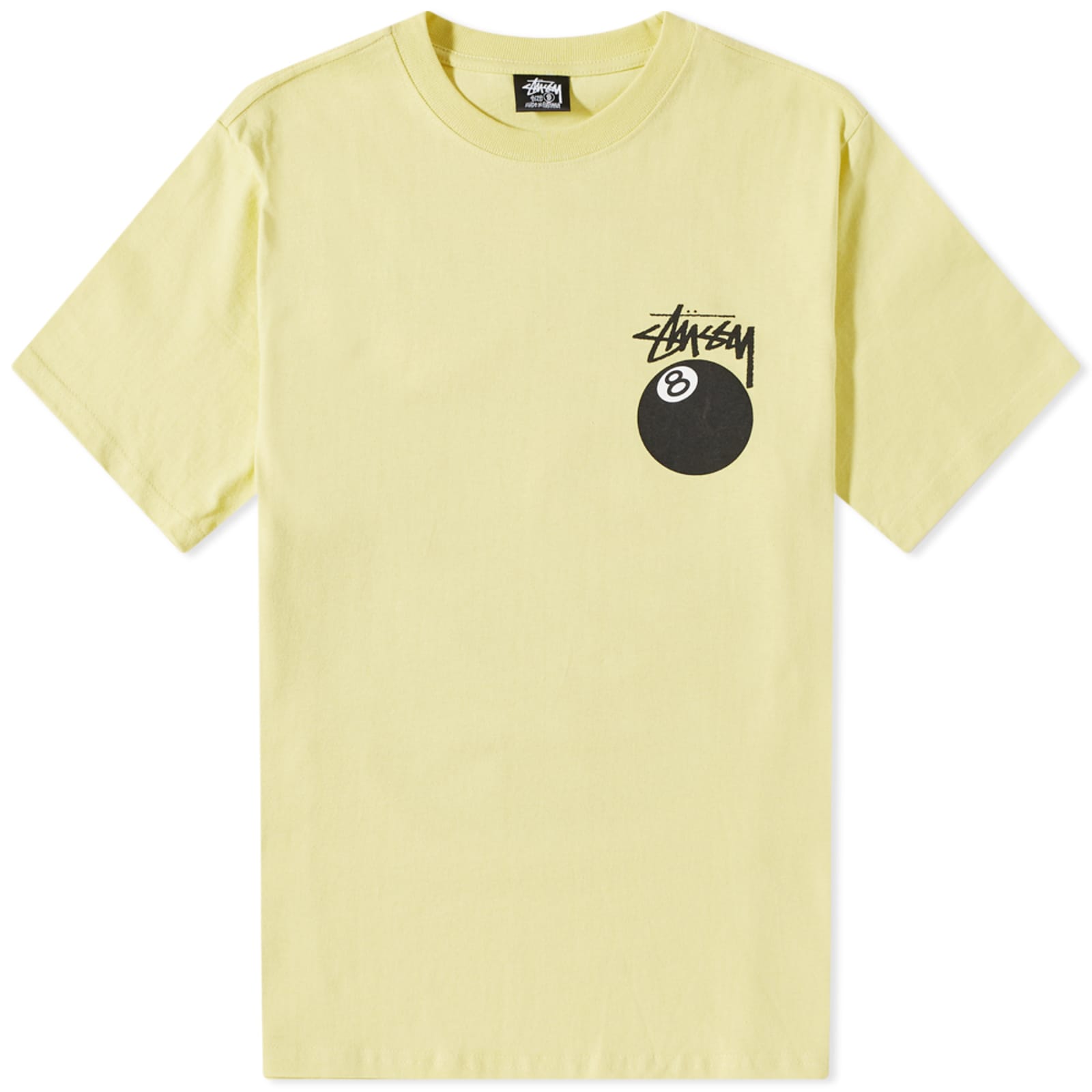 Stussy 8 Ball TShirt Yellow END.
