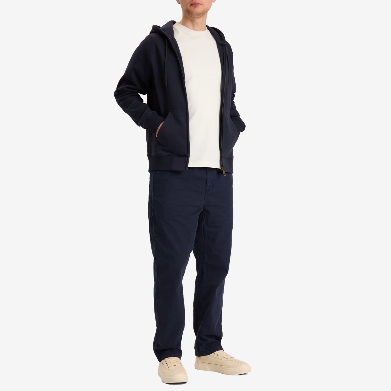 Carhartt WIP Flint Pants - Dark Navy