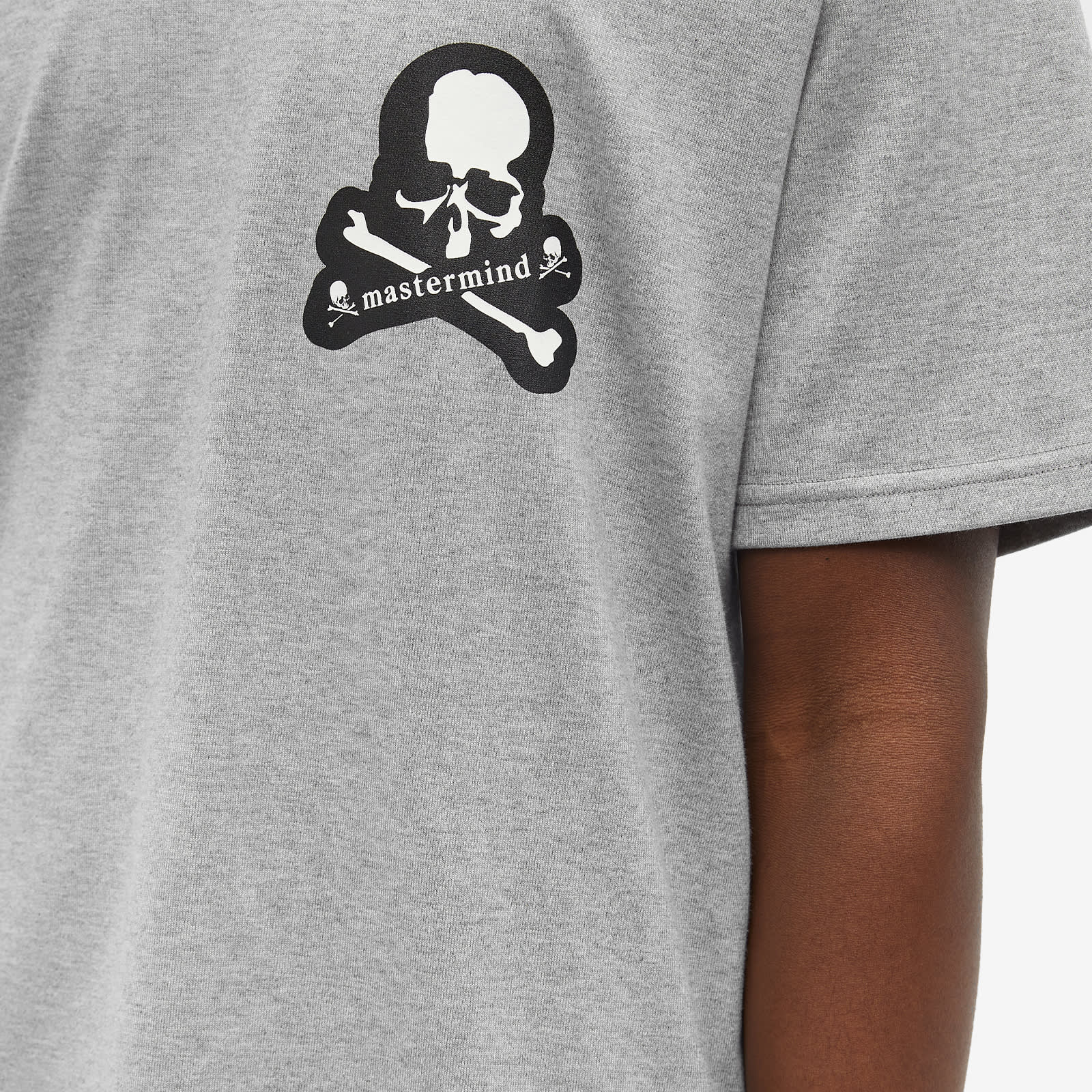 Mastermind JAPAN GITD Skull T-Shirt - Top Grey