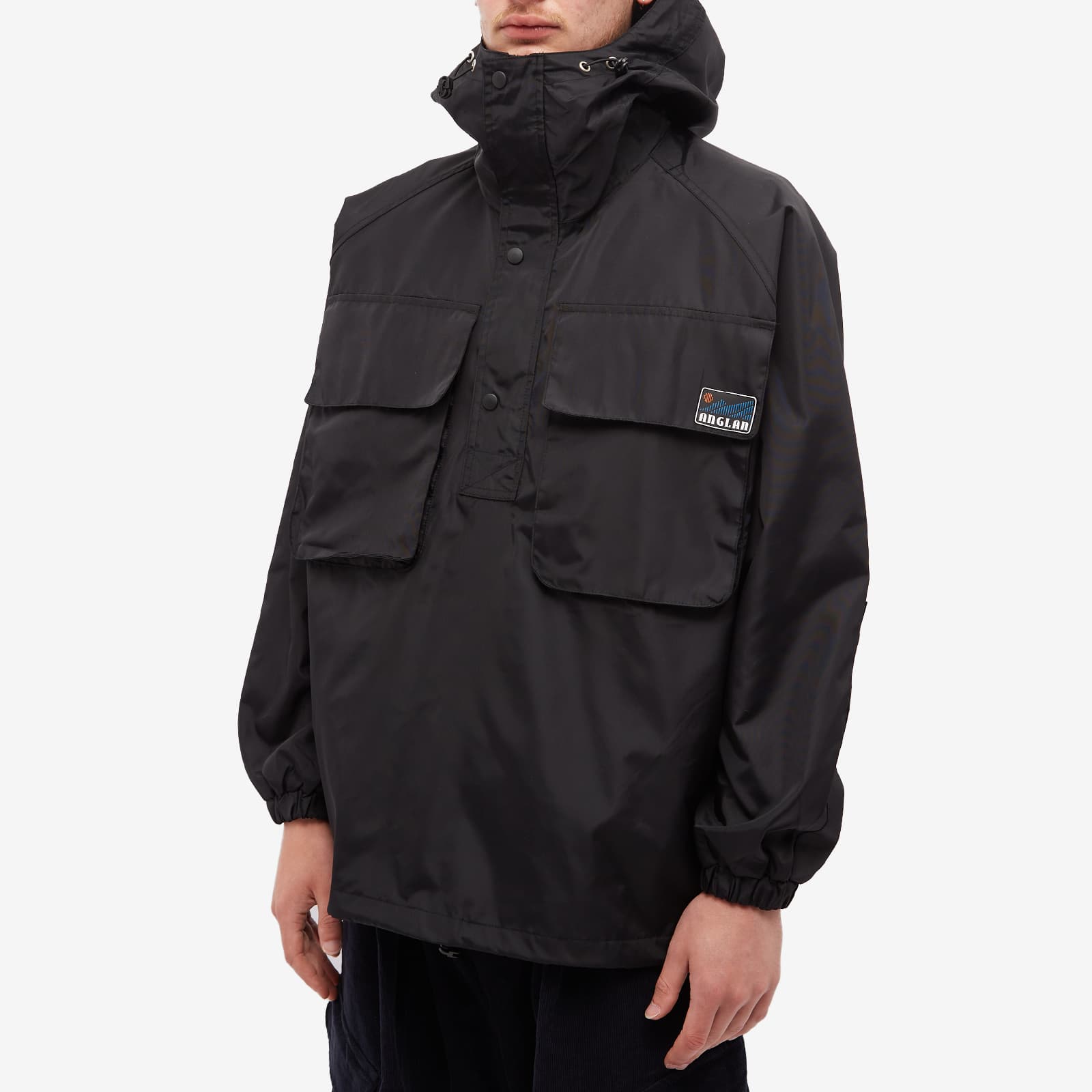 Anglan Double Pocket Mountain Anorak Black END. (US)