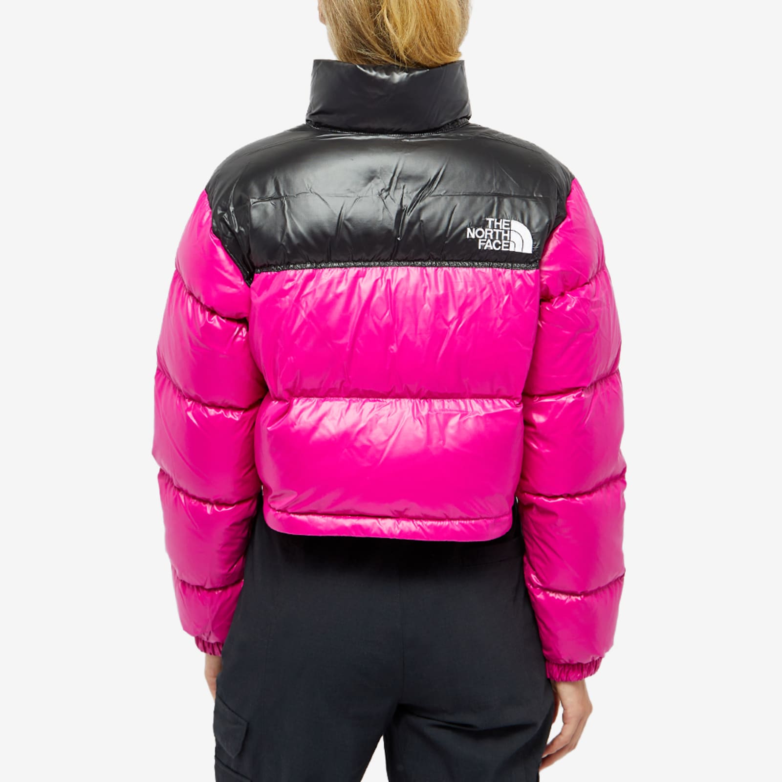 The North Face Nuptse Short Jacket Fuschia Pink END. (GB)