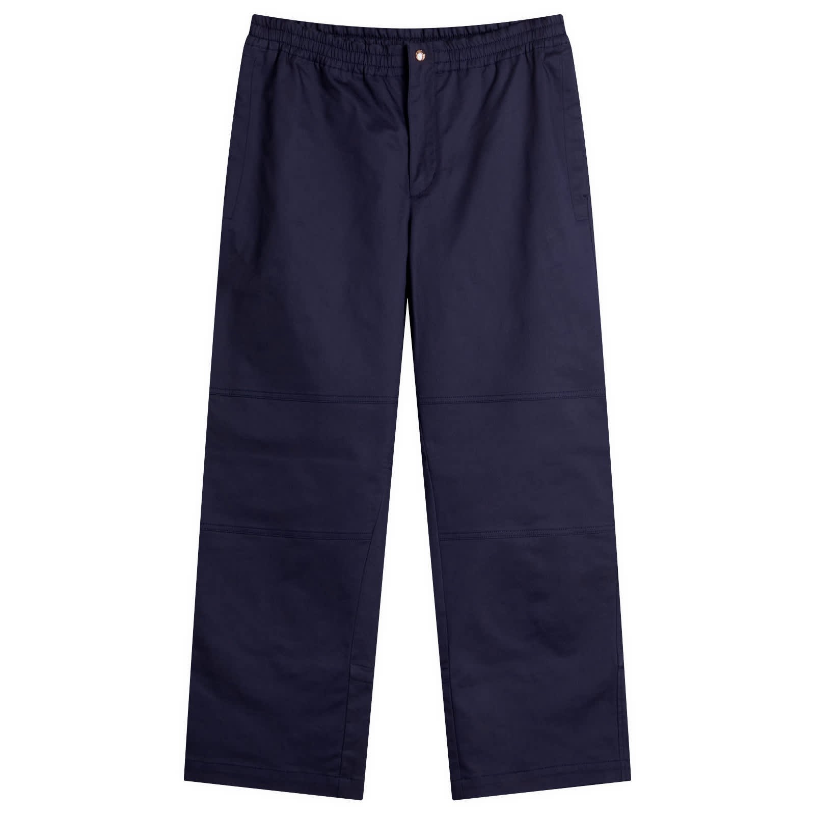Moncler Genius Stretch Cotton Gabardine Trousers - Navy
