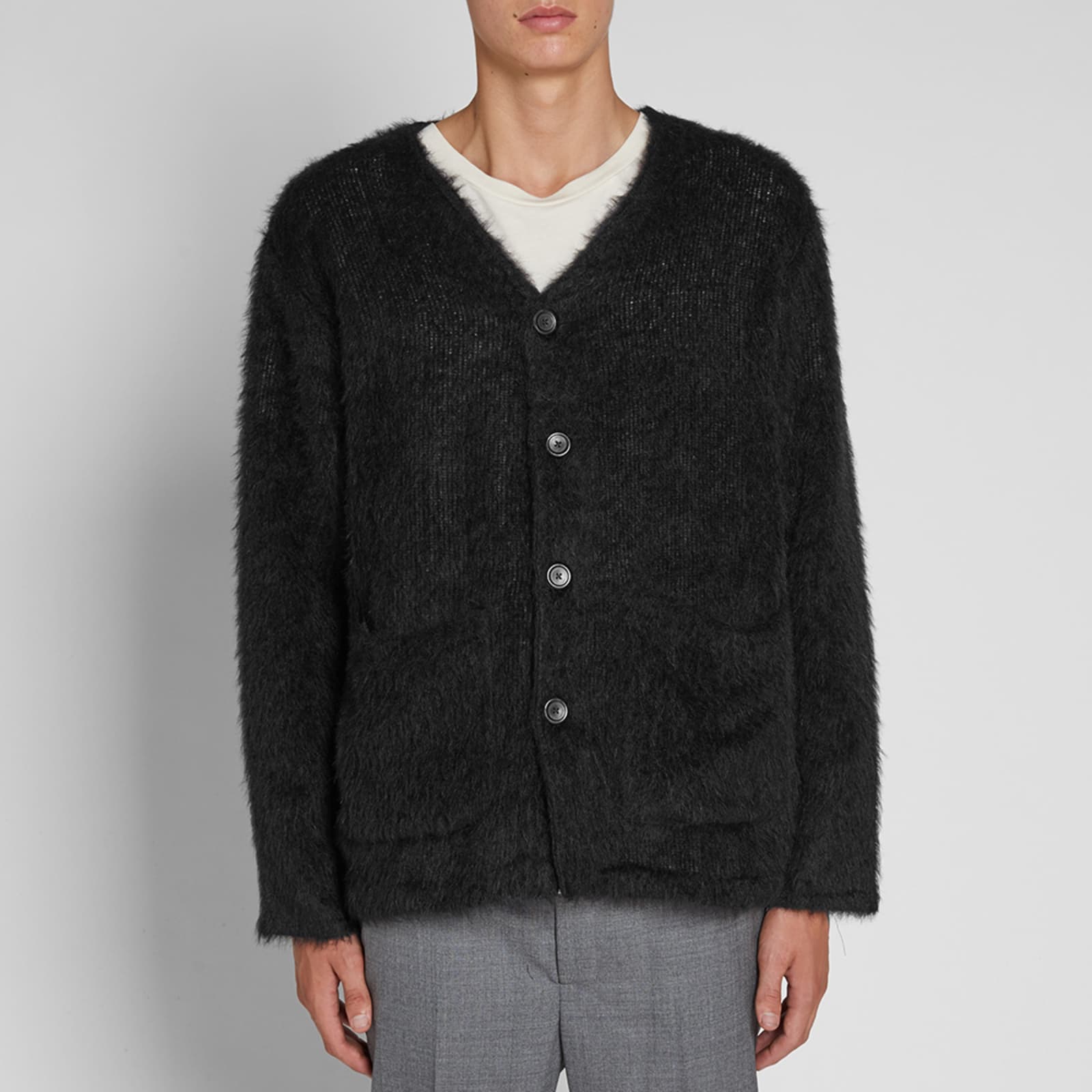 Our Legacy Mohair Cardigan Mohair Black END. (US)