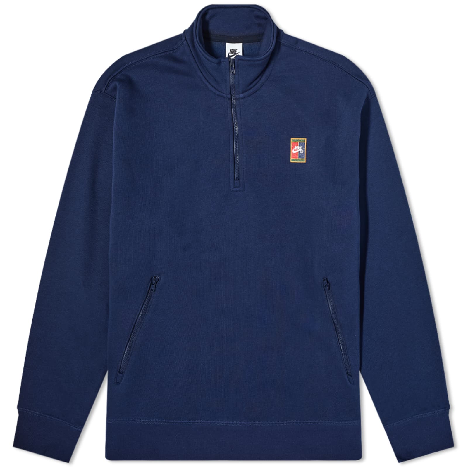 half zip nike fleece