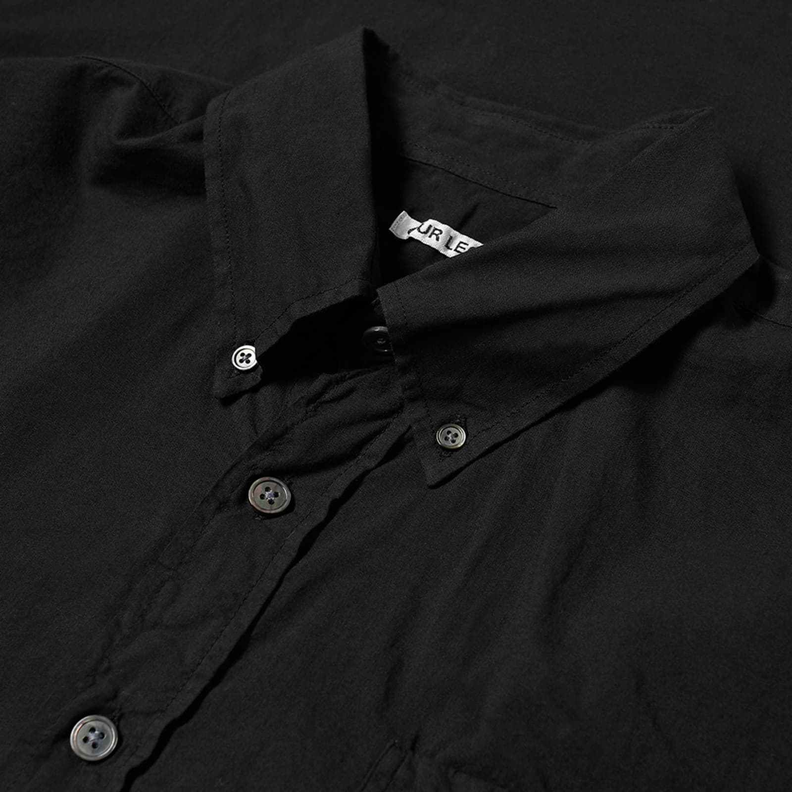 Our Legacy Borrowed Button Down Shirt Black Voile END.
