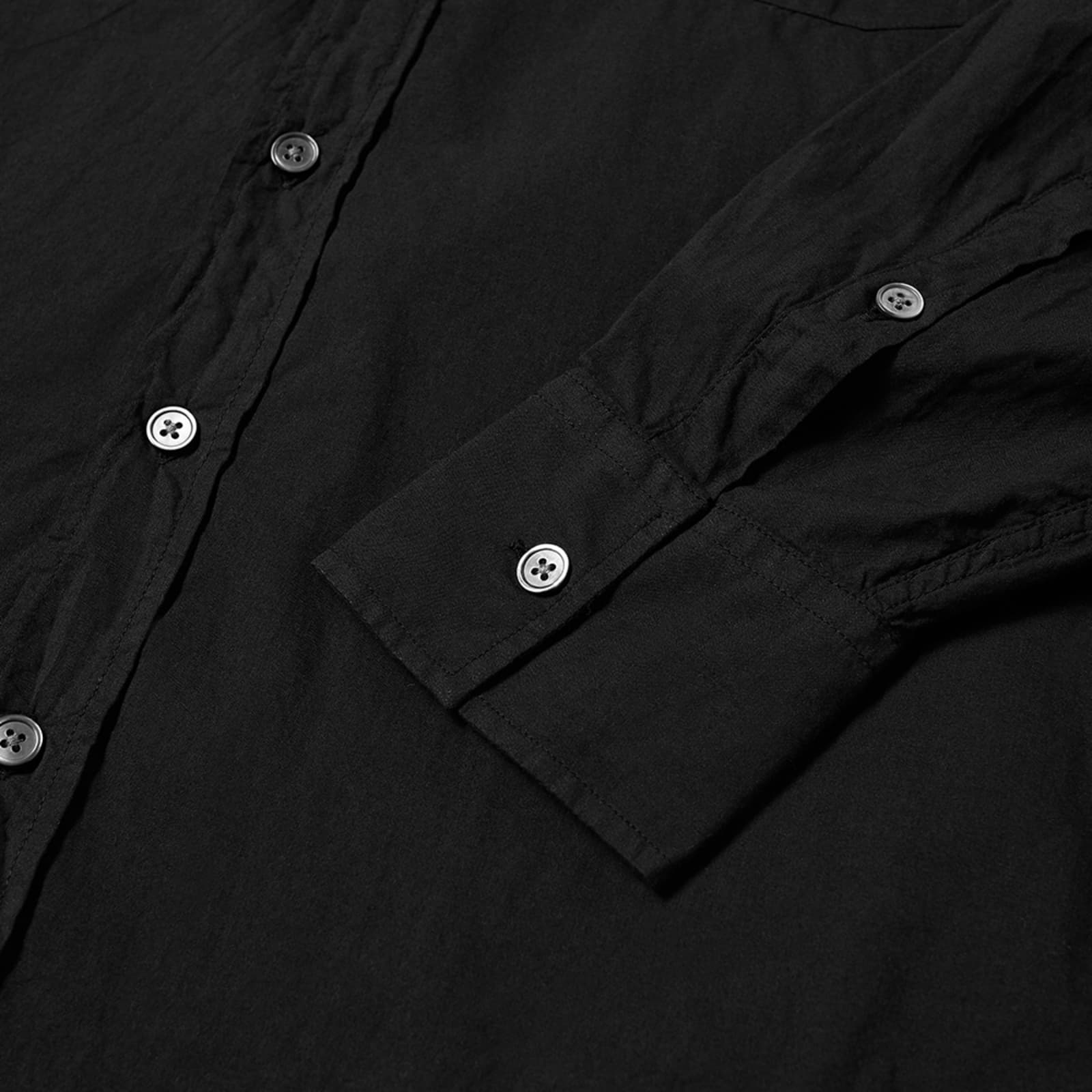 Our Legacy Borrowed Button Down Shirt Black Voile END.
