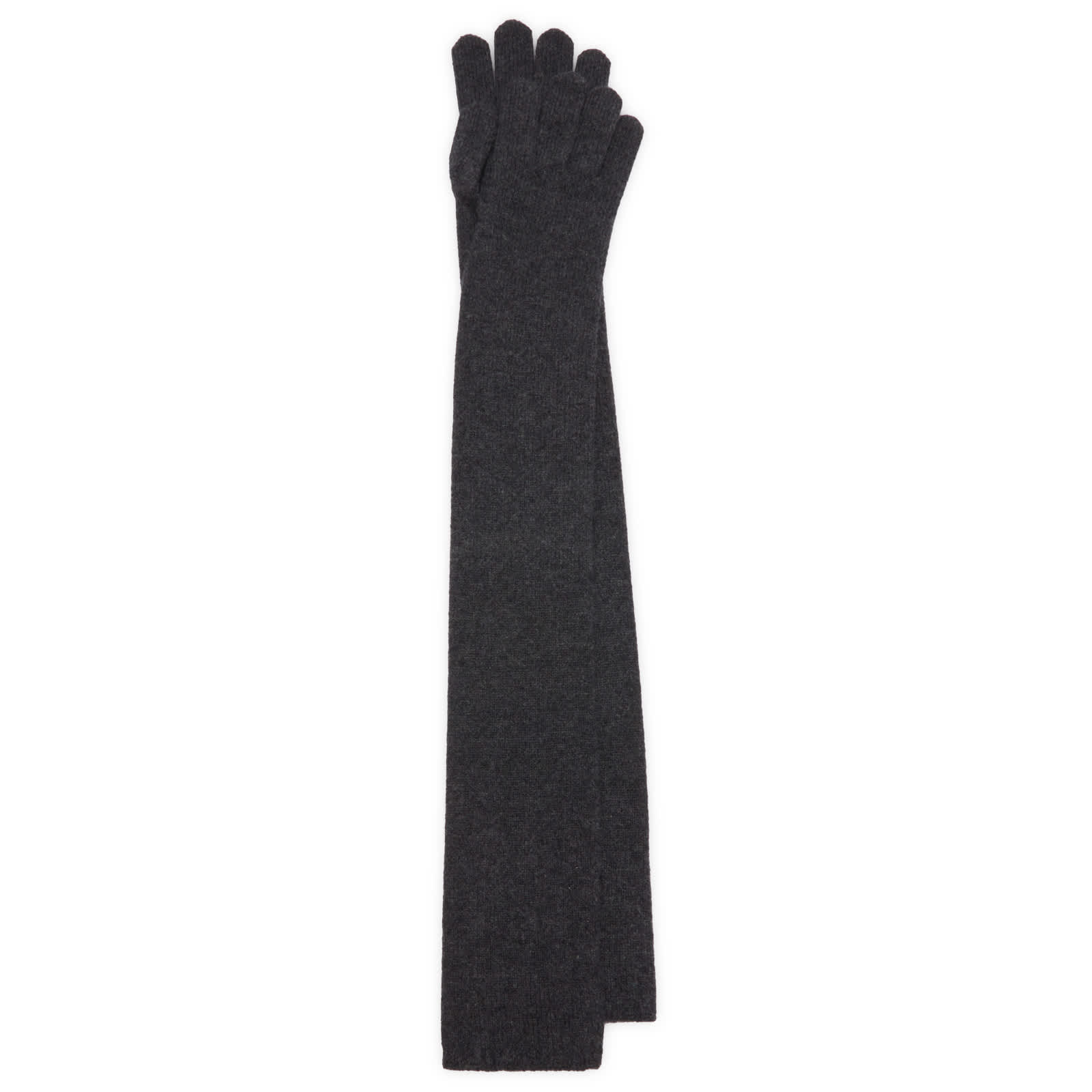 Max Mara Knit Gloves - Grey