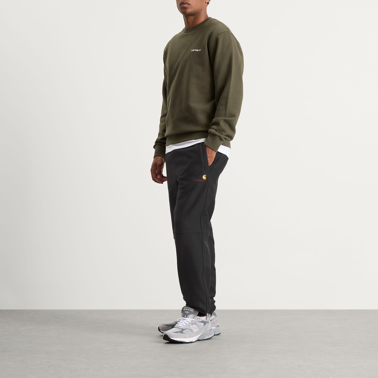 Carhartt WIP American Script Jogging Pant - Black