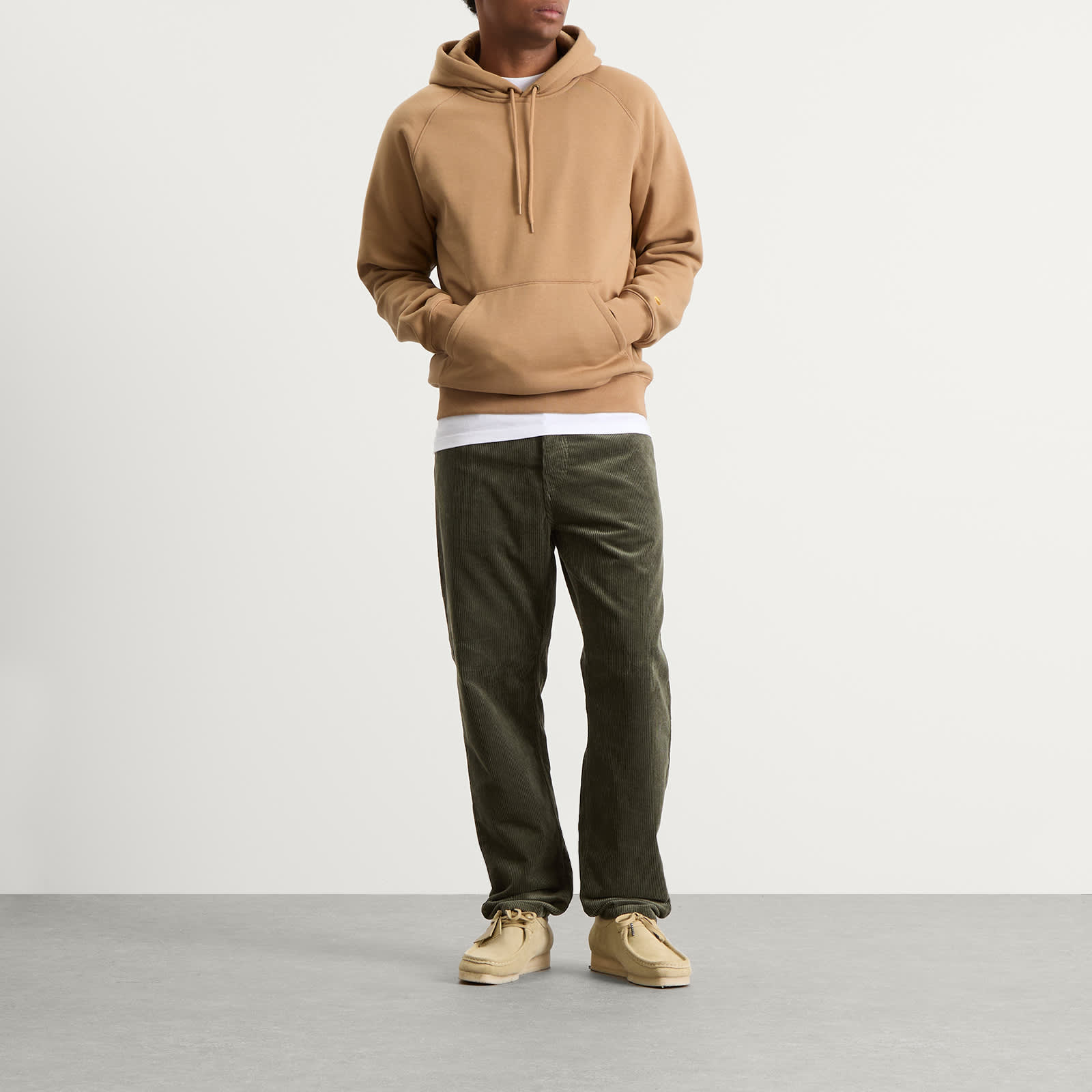 Carhartt WIP Newel Relaxed Tapered Corduroy Pants - Opuntia