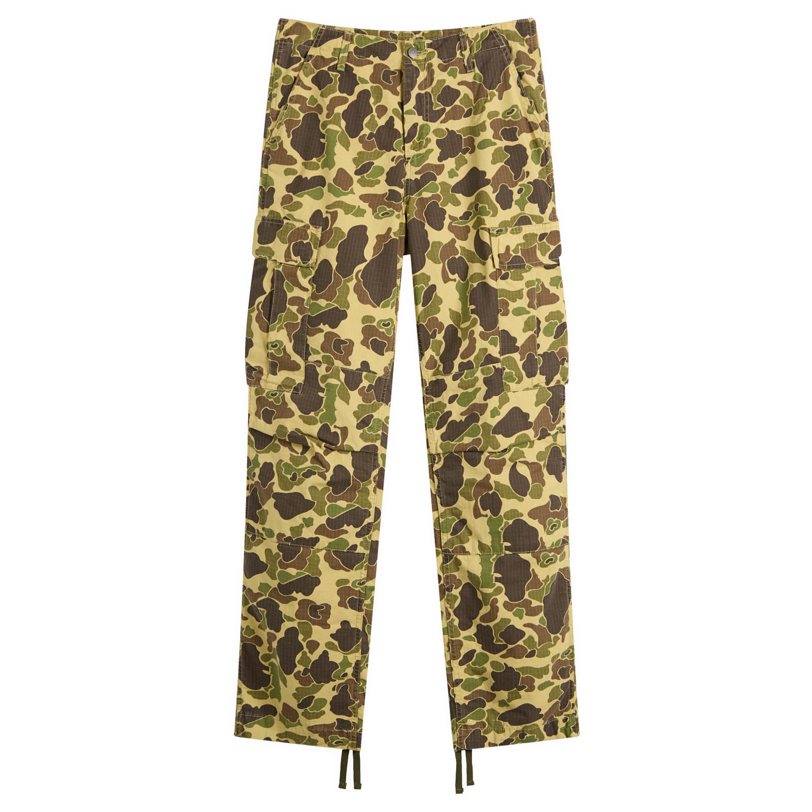 Carhartt WIP Duck Cargo Pants - Green Camo Duck