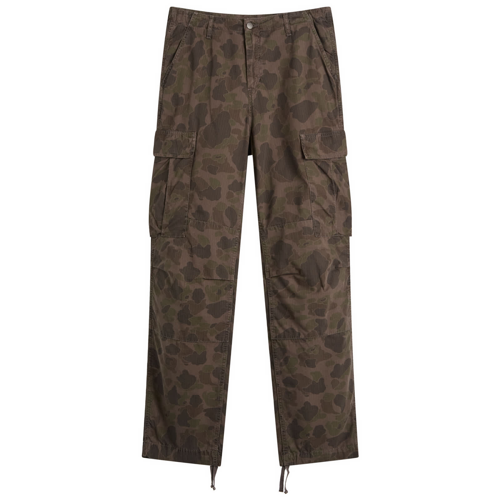Carhartt WIP Duck Cargo Pants - Green & Porphyry Camo Duck