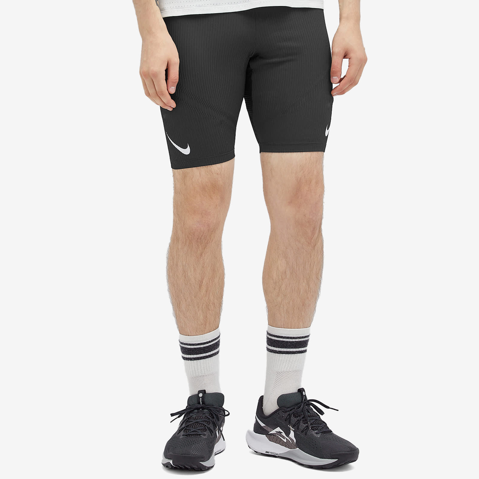 Nike Running Aeroswift Half Tight Black & Summit White END. (TW)
