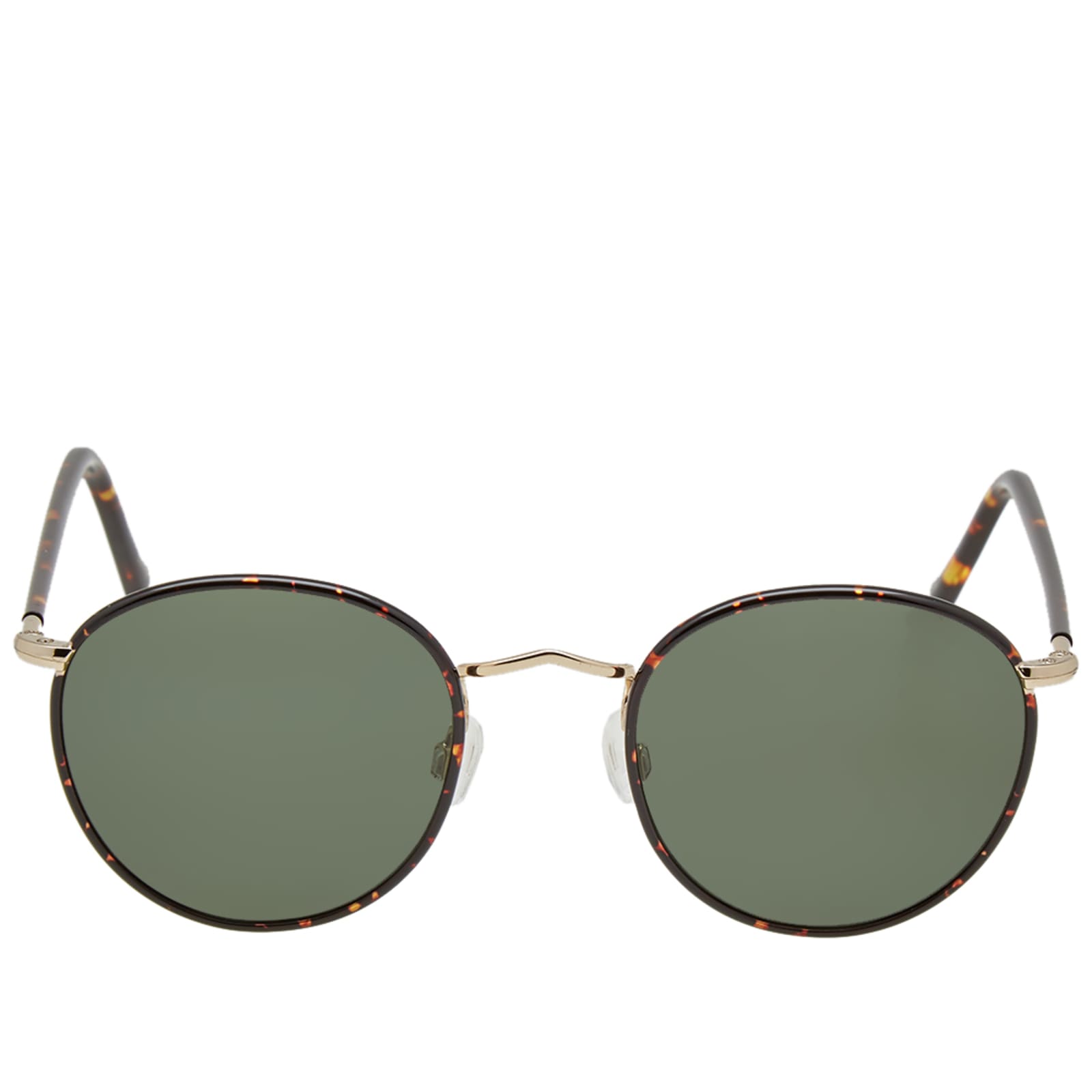 Moscot Zev Sunglasses - Tortoise, Gold & G15