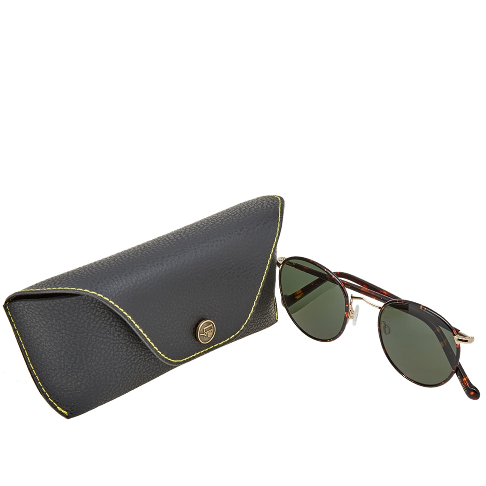 Moscot Zev Sunglasses - Tortoise, Gold & G15