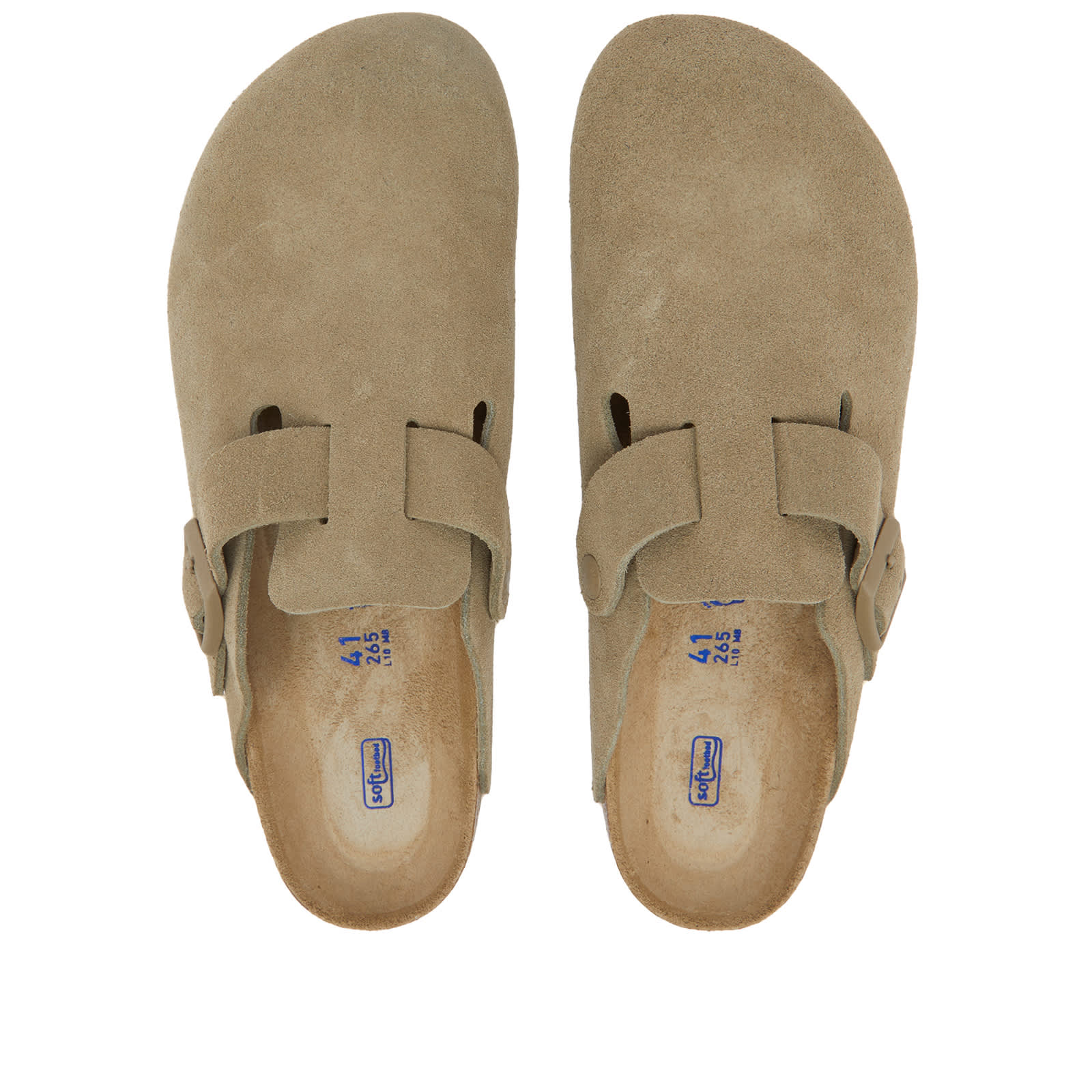 Birkenstock Boston SFB Faded Khaki Suede END. (US)