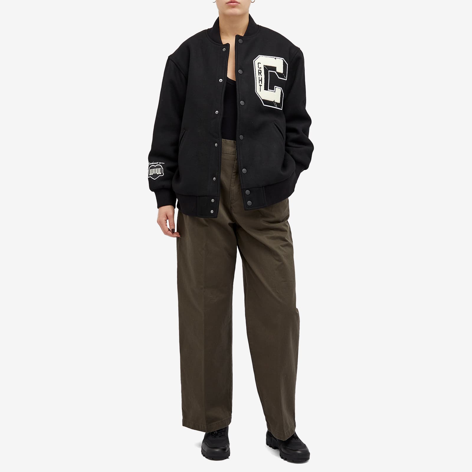 Carhartt WIP Brown Ducks Jacket - Black