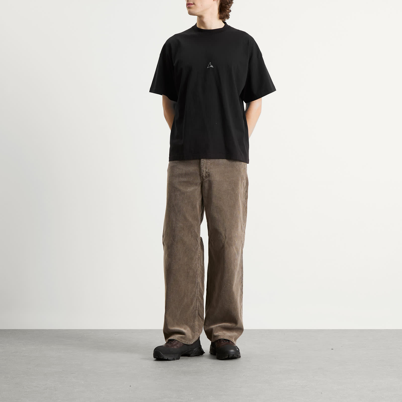 ROA Regular Logo T-Shirt - Black