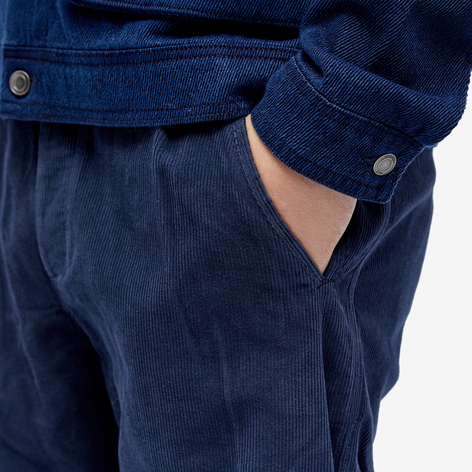 Folk Cord Assembly Pant Soft Navy Cord END.
