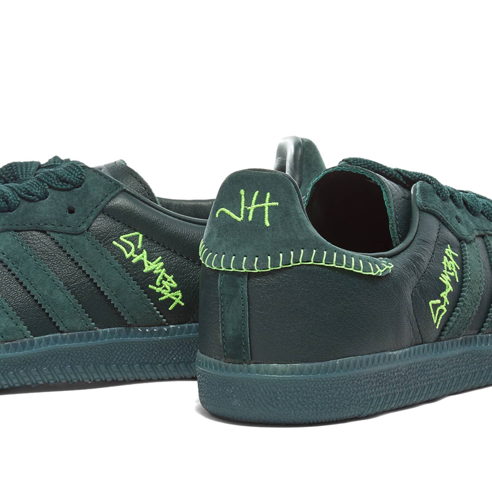 Adidas x Jonah Hill Samba - Green Night & Ecru Tint