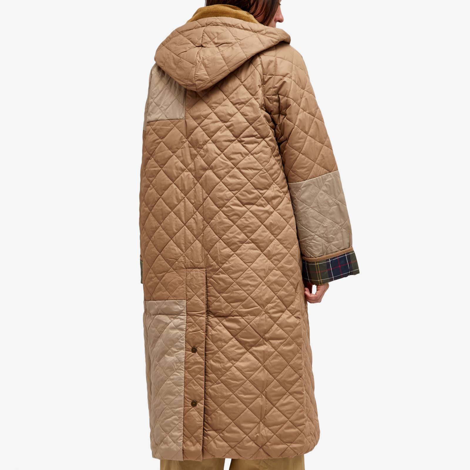 Barbour x Ganni Quilted Burghley Jacket - Honey & Light Trench
