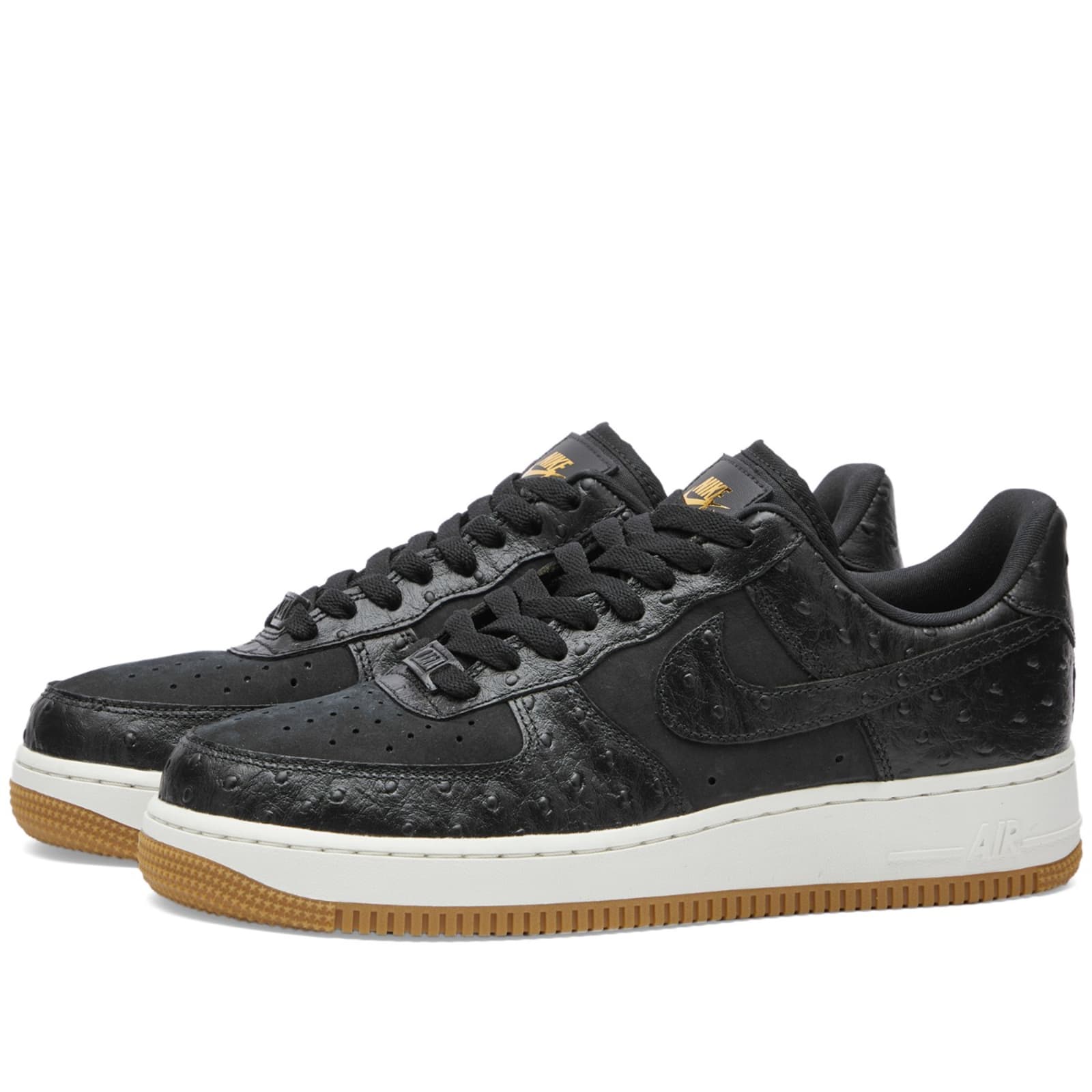 Nike W AIR FORCE 1 '07 LX - Black, Sail & Gum