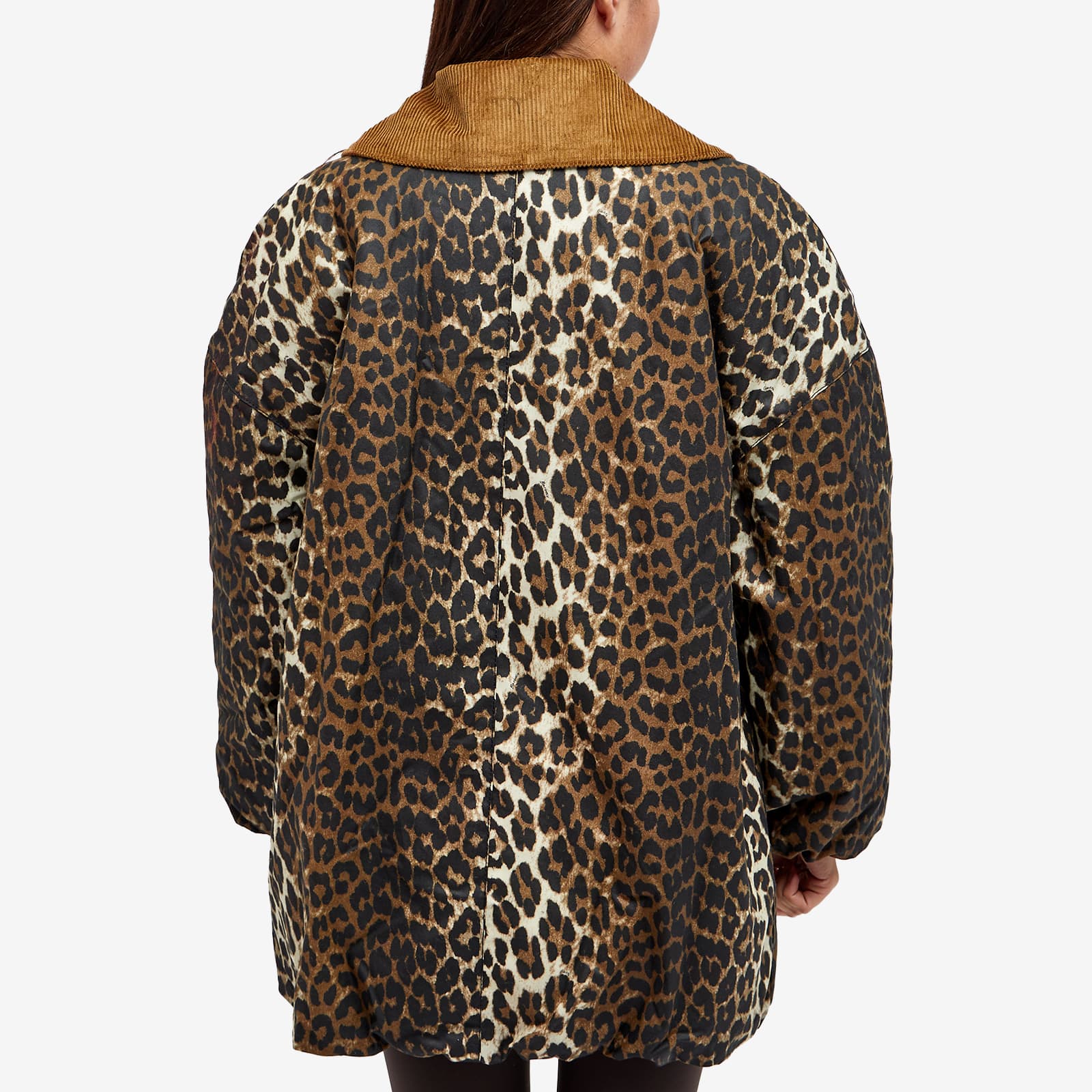 Barbour x Ganni Printed Bomber Jacket - Leopard Print