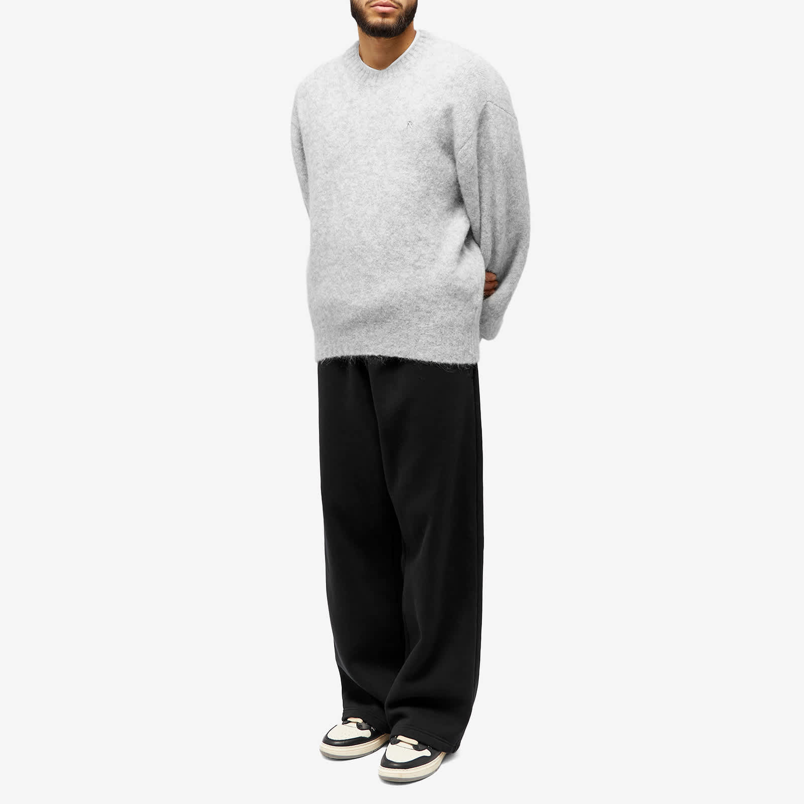 Represent Alpaca Knit Sweat Grey | END. (GB)