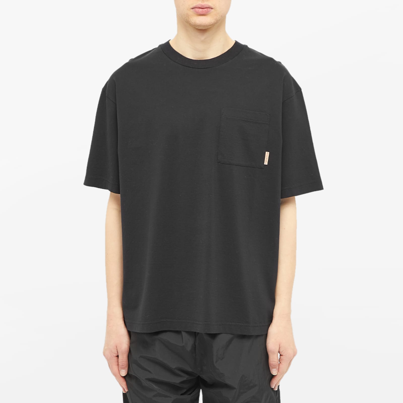 Acne Studios Extorr Pink Label Pocket Tee - Black