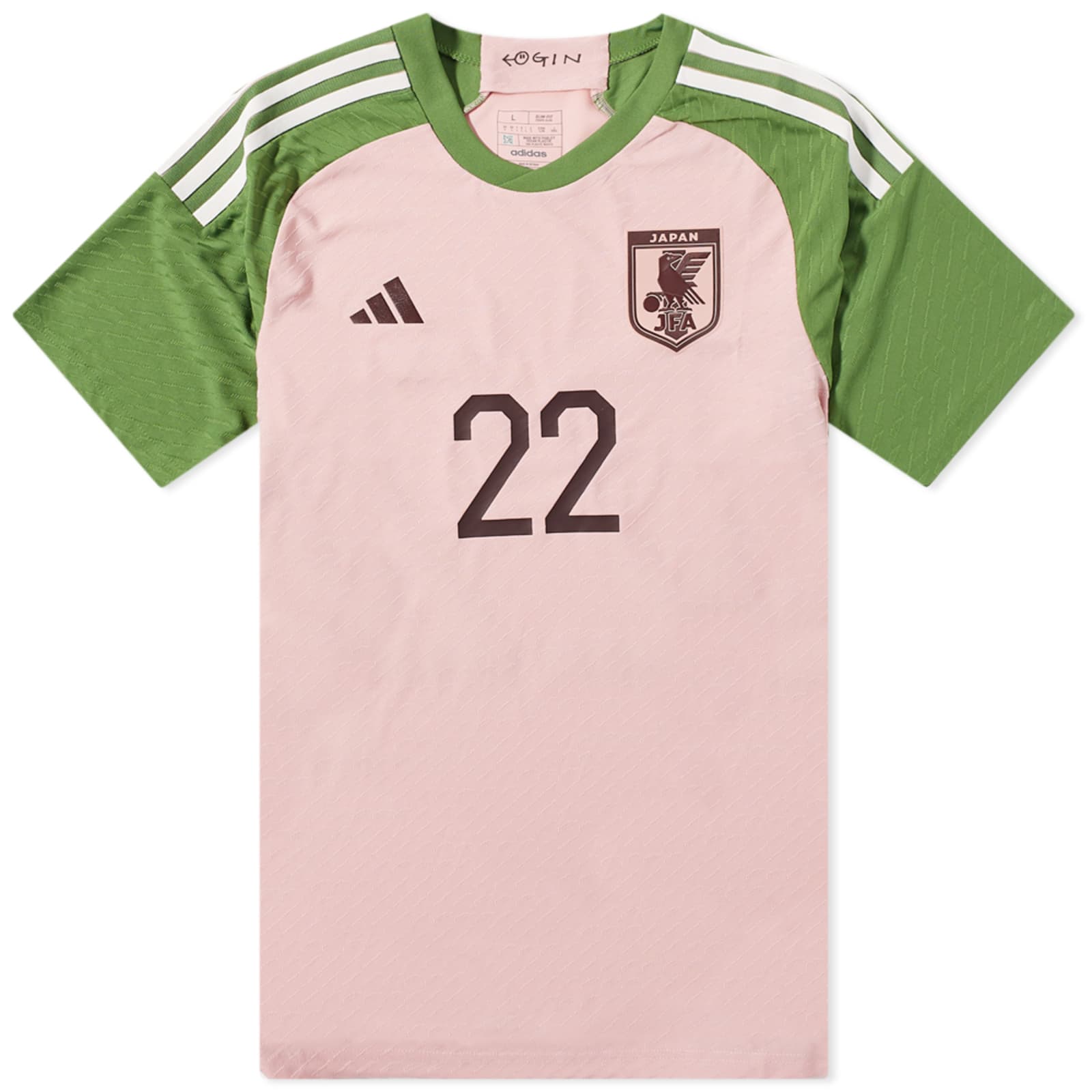 Adidas Japan x Nigo 3rd Jersey Wonder Mauve & Crew Green END. (US)