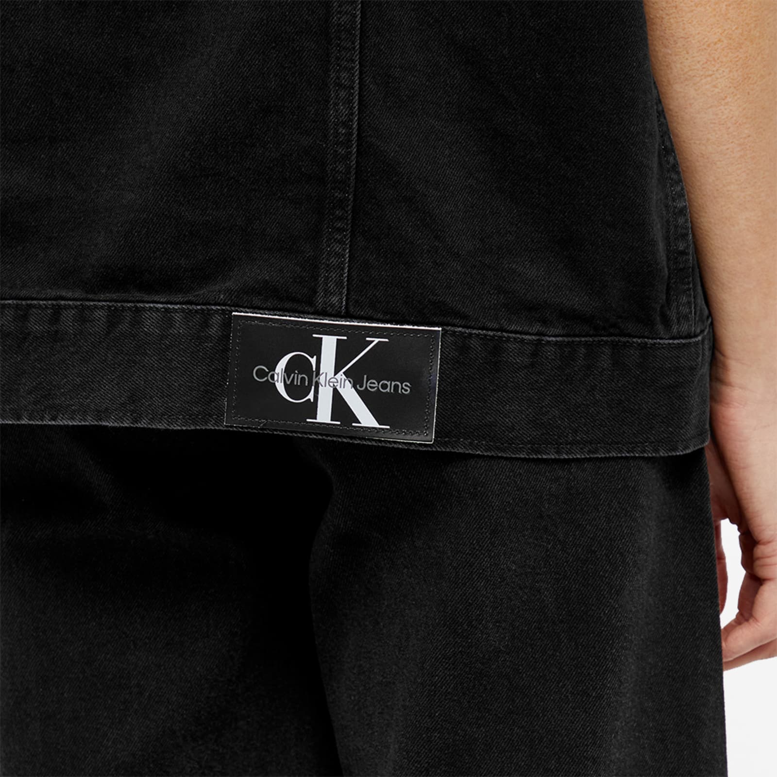 Calvin Klein Oversized Denim Vest Black Denim END.