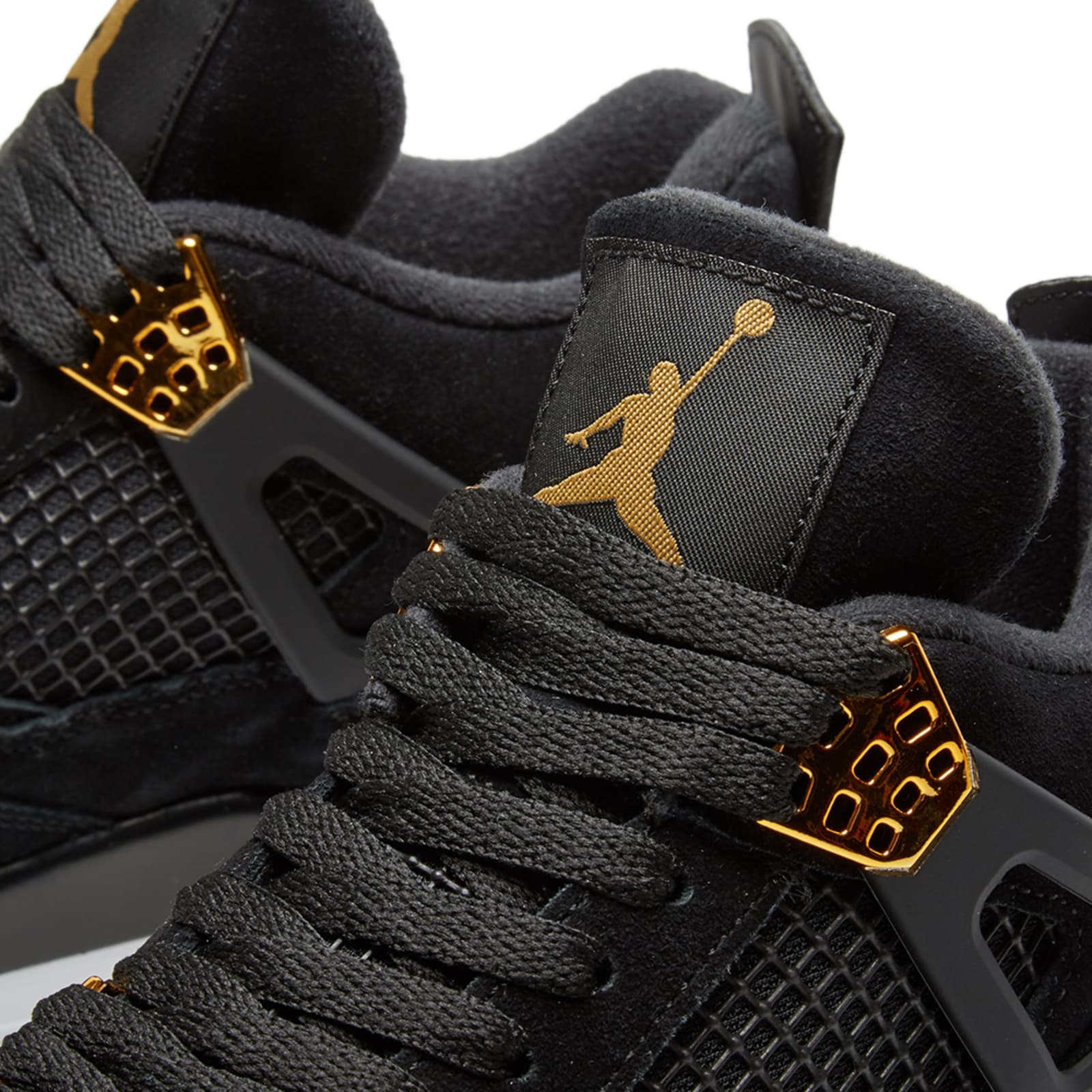 jordan 4 royalty black and gold