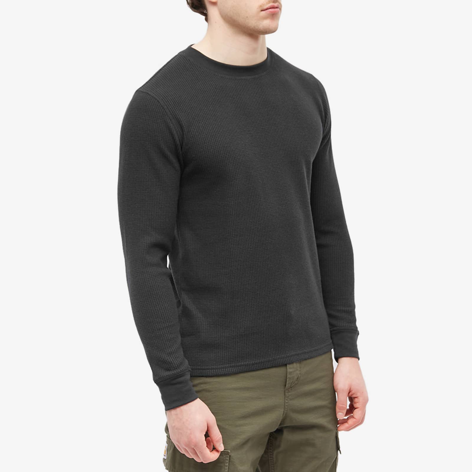 New Balance Long Sleeve Made in USA Thermal TShirt Black END. (US)