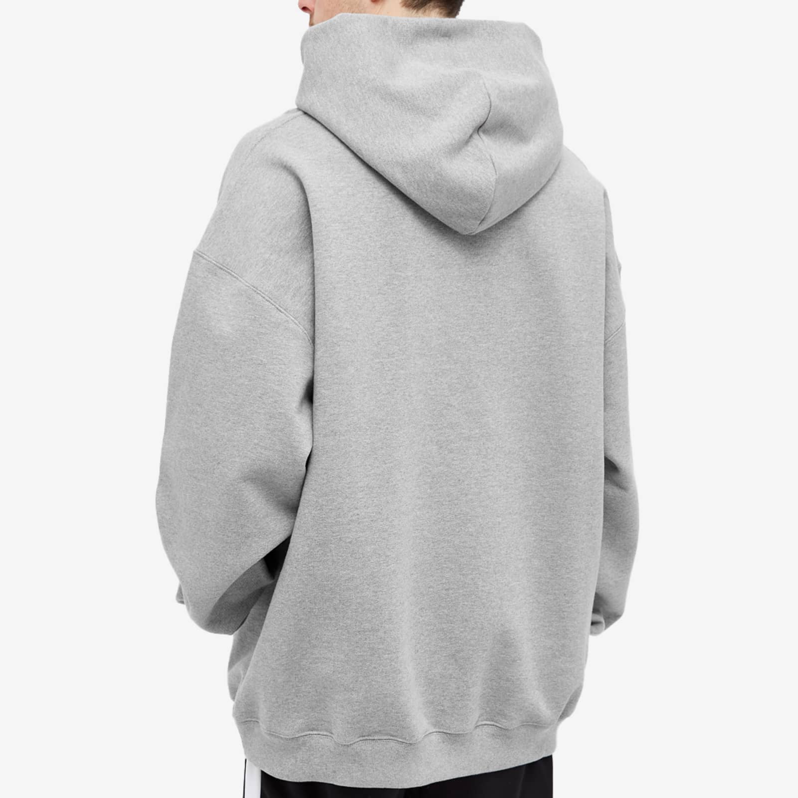 VETEMENTS Oversize Friendly Logo Hoodie Grey Melange | END.
