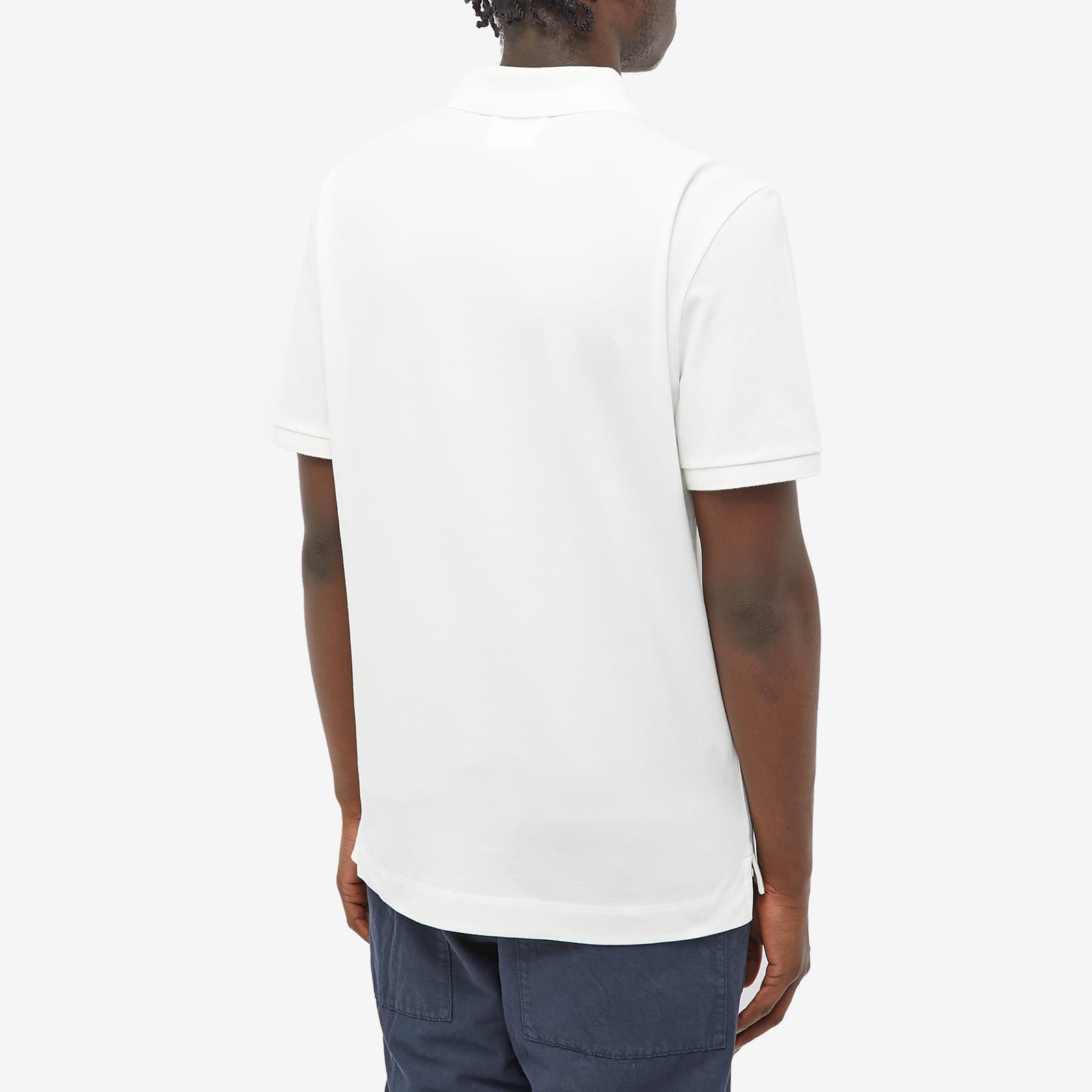 C.P. Company Zipped Polo Shirt Gauze White END.