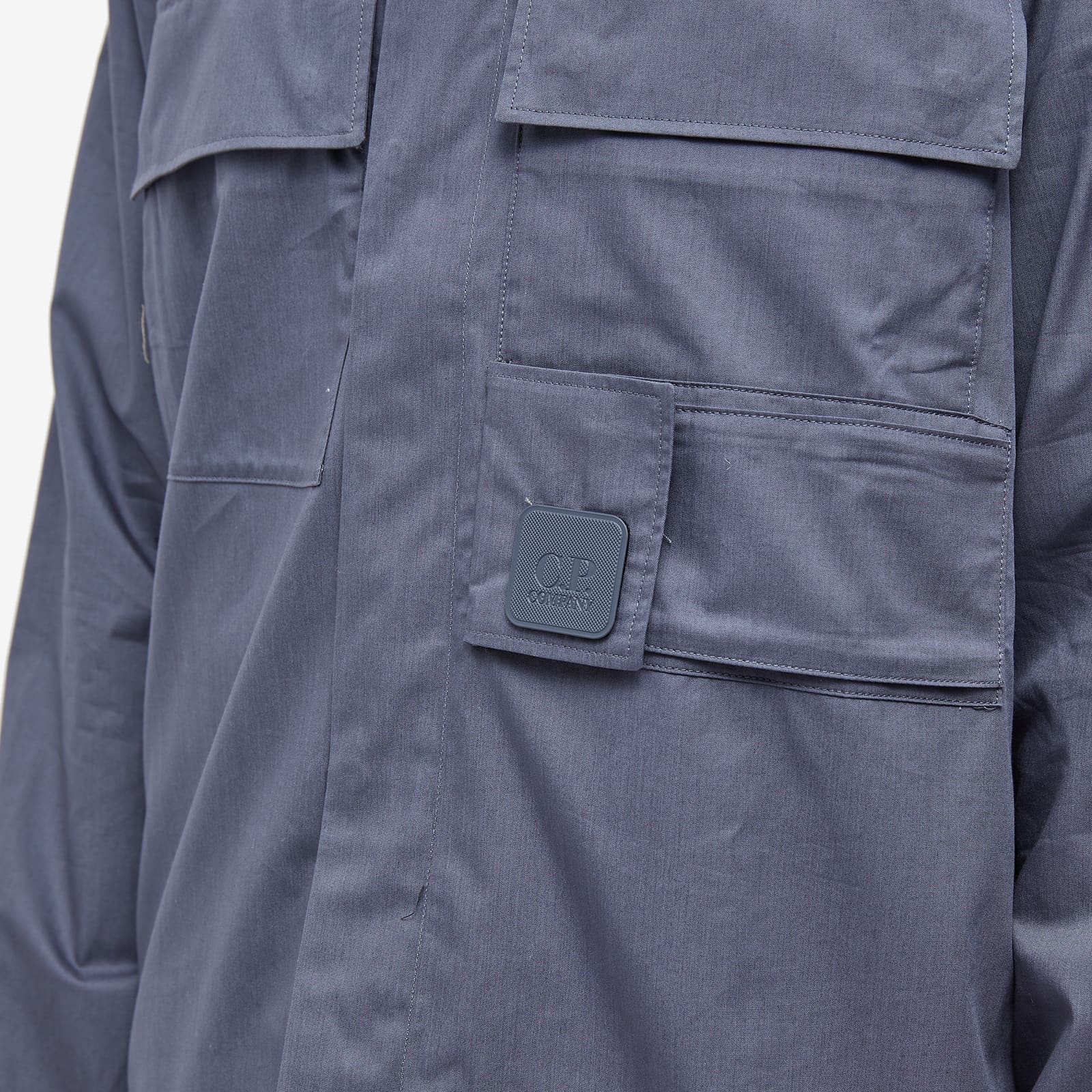 C.P. Company Metropolis Tech Patch Overshirt Ombre Blue END. (SG)