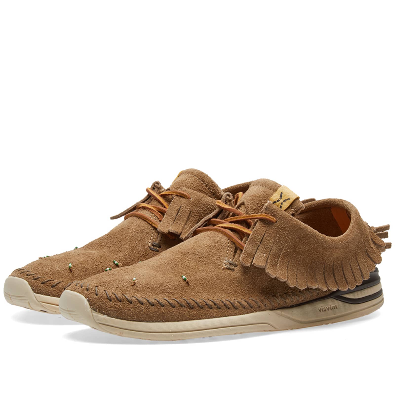 靴 visvim  maliseet shaman-fork navy m9 The Visvim Maliseet Shaman-Folk Beaded Suede is Made for