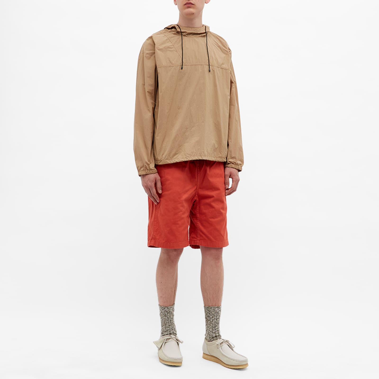 Gramicci Packable Nylon Popover Anorak Chino END.