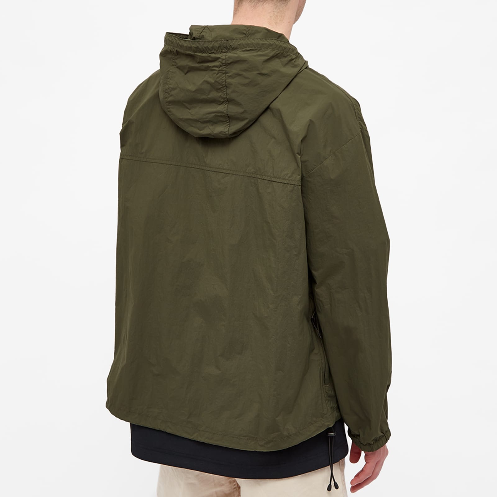 Gramicci Packable Nylon Popover Anorak Olive END.
