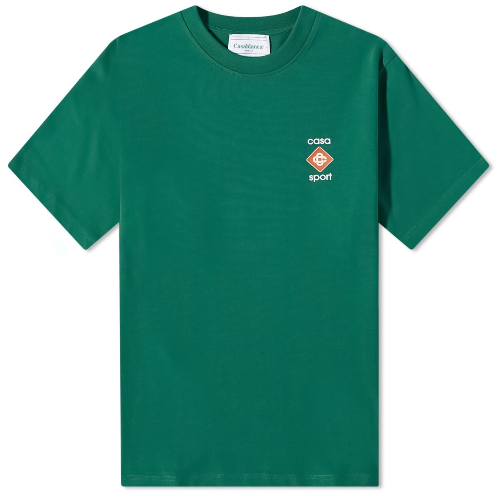 Casablanca Casa Sport Small Logo Tee Green END JP casablanca-casa-sport-small-logo-tee-green-end-jp