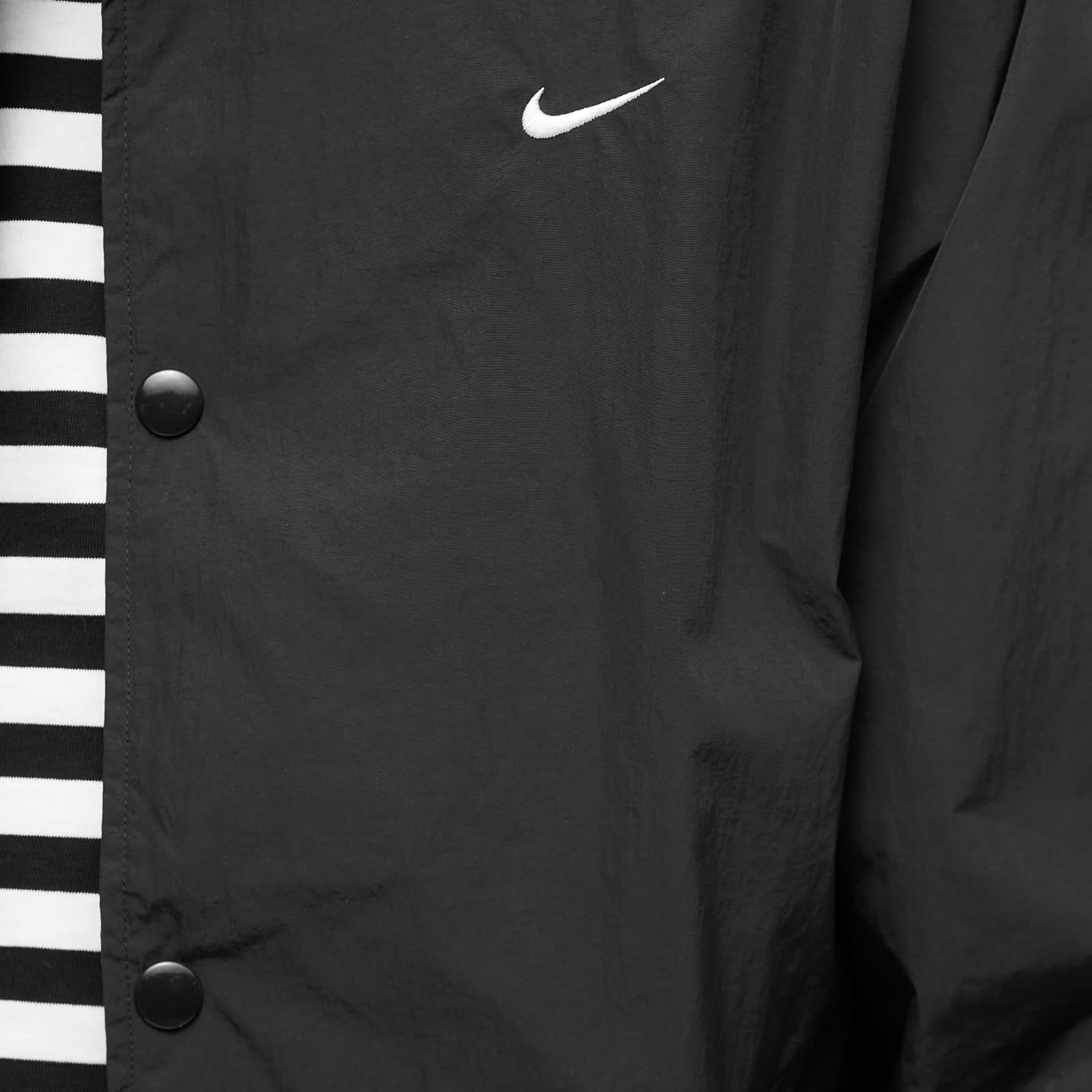 Nike Authentics Coach Jacket Black & White | END.