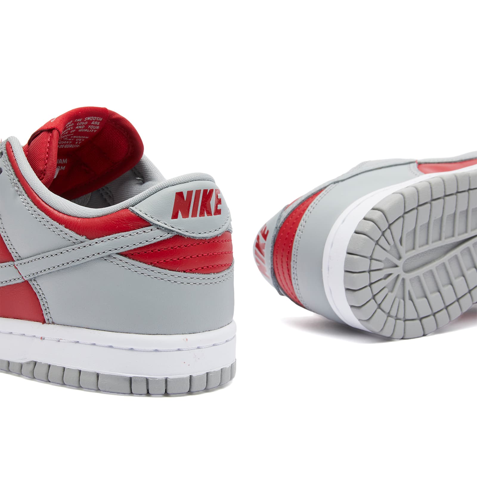 Nike Dunk Low Qs - Varsity Red, Silver & White