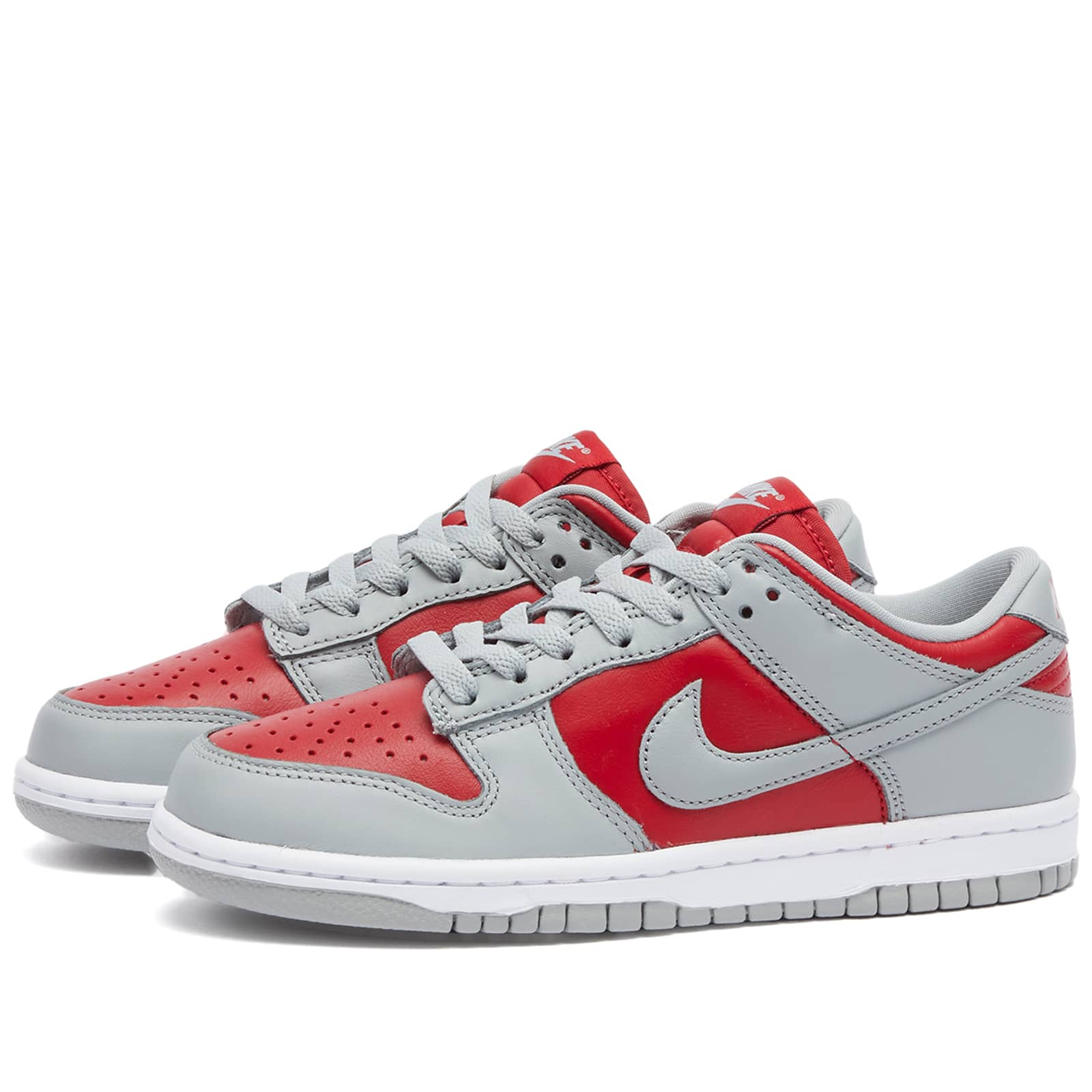 Nike Dunk Low Qs - Varsity Red, Silver & White