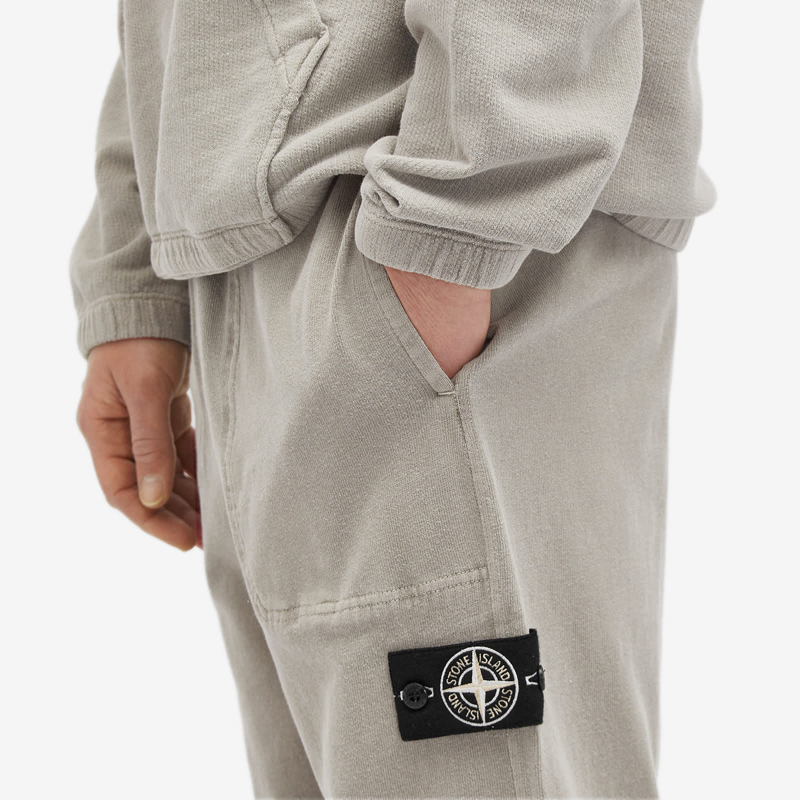 Stone Island Closed Loop Tinto Terra Sweat Pants - Dust