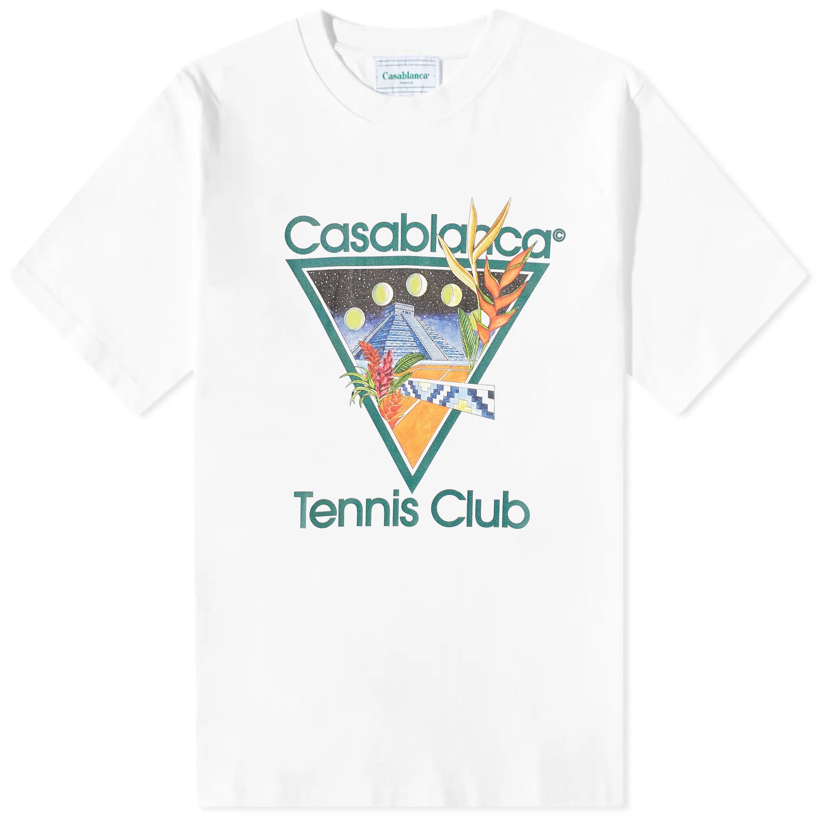 Casablanca Tennis Club Icon TShirt White END.